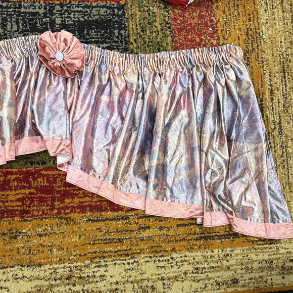 Other - Pastel Metallic Pink and Purple Window Valance